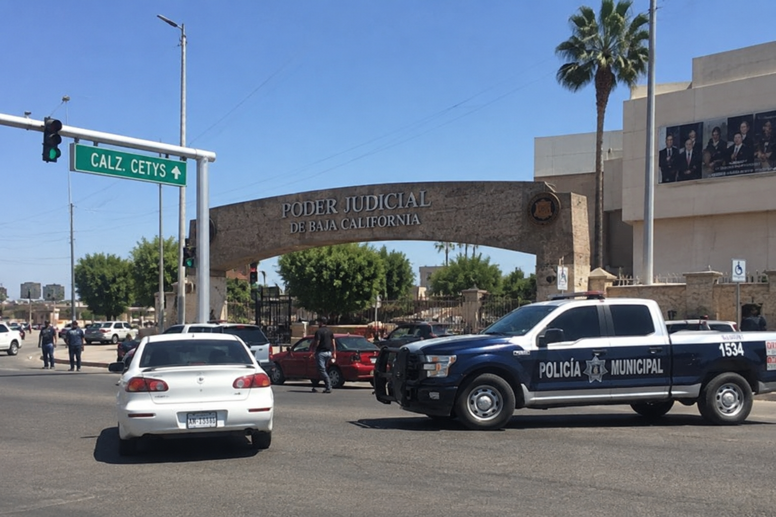 REFUERZAN SEGURIDAD EN MEXICALI TRAS ALERTA DE EU; DESPLIEGAN 350 ELEMENTOS