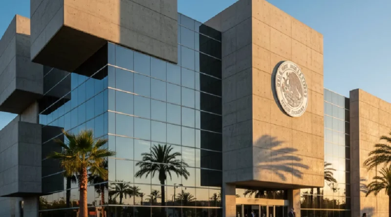 Edificio del Congreso del Estado de Baja California en Mexicali