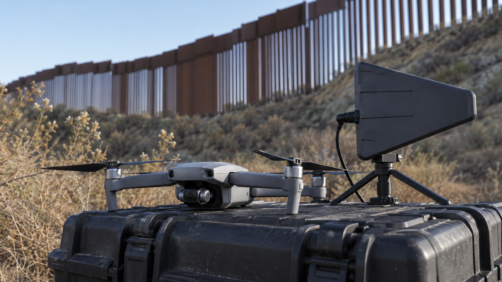 EJÉRCITO INHIBE DRON USADO PARA VIGILAR RUTAS DE TRÁFICO DE PERSONAS EN TIJUANA